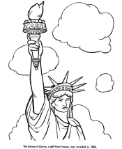 statue of liberty coloring pages