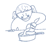 Toddler cooking activity